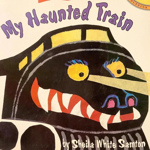 Vintage 1995  Lift the Flap Book My Haunted Train by Sheila White Samton - Picture 14 of 14